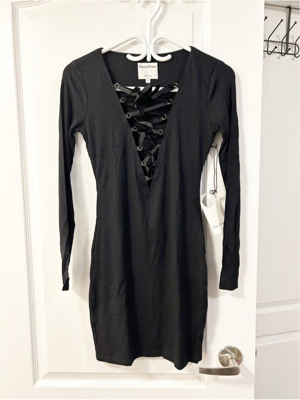 Revolve PP Women's Mini Dress Black Size XS Whimsigoth Club Formal Dark Romance